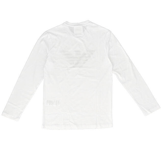 エンポリオ・アルマーニ Tシャツ メンズ ブランド EMPORIO ARMANI 8N1TN81JPZZ 0147 L ホワイト