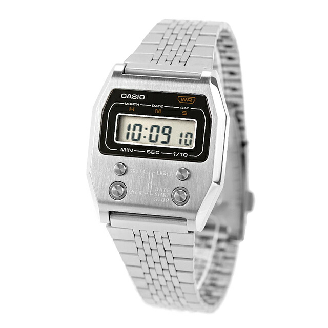 カシオ チープカシオ CASIO クォーツ 電池式 A1100D-1 プレミアムシリーズ ユニセックス チプカシ メンズ レディース 腕時計 ブランド カシオ casio デジタル シルバー おしゃれ 防水 かわいい プレゼント 実用的 学生