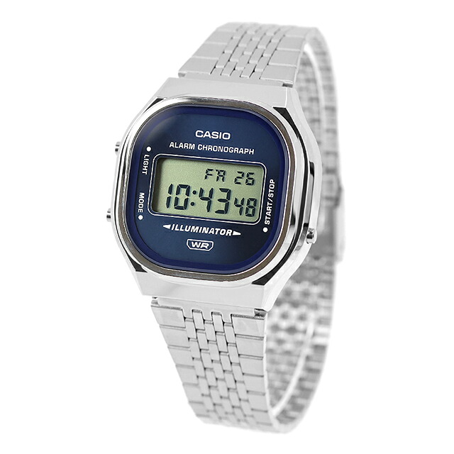 カシオ チープカシオ CASIO CLASSIC クォーツ 電池式 A140WE-2A ユニセックス チプカシ メンズ レディース 腕時計 ブランド デジタル ネイビー おしゃれ 防水 かわいい プレゼント 実用的