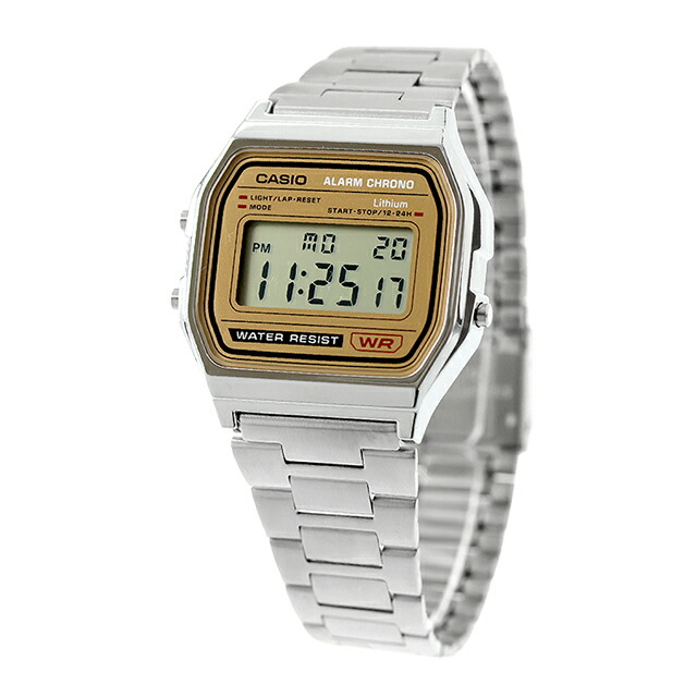 カシオ チープカシオ CASIO スタンダード クォーツ 電池式 A158WEA-9 WEB限定 ユニセックス チプカシ メンズ レディース 腕時計 ブランド カシオ casio デジタル キャメルベージュ おしゃれ 防水 かわいい プレゼント 実用的