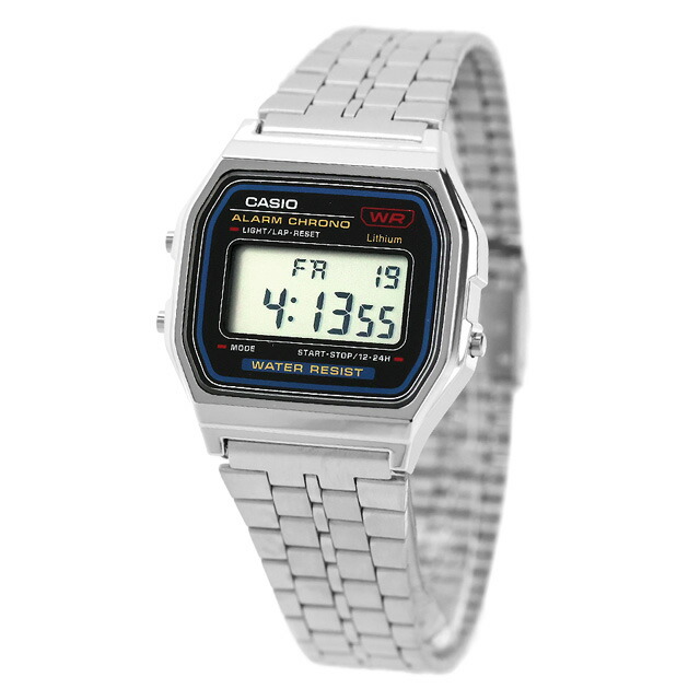 カシオ チープカシオ CASIO スタンダード クォーツ 電池式 A159WA-N1 ユニセックス チプカシ メンズ レディース 腕時計 ブランド カシオ casio デジタル ブラック 黒 おしゃれ 防水 かわいい プレゼント 実用的