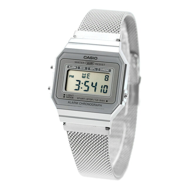 カシオ チープカシオ CASIO ヴィンテージ クォーツ 電池式 A700WM-7A 海外モデル ユニセックス チプカシ メンズ レディース 腕時計 ブランド カシオ casio デジタル グレー おしゃれ 防水 かわいい プレゼント 実用的