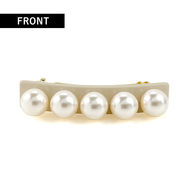 アレクサンドル ドゥ パリ バレッタ レディース ブランド ALEXANDRE DE PARIS ペルル 人工真珠 AA6-16919-05-S ベージュ ヘアアクセサリー 髪留め ヘアクリップ ヘアアクセサリー ブランド 高級 おしゃれ プレゼント 女性 実用的 かわいい