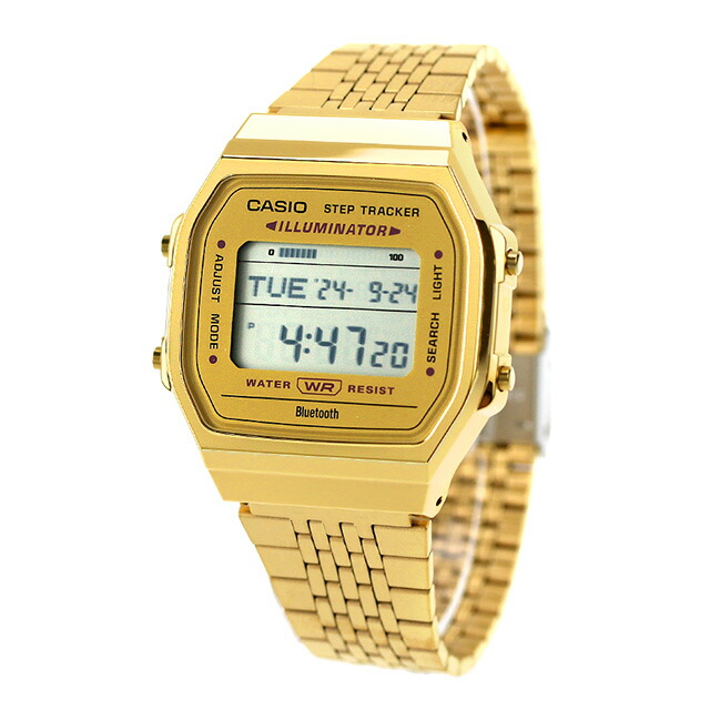 カシオ CASIO ABL-100WEG-9A カシオ コレクション スタンダード Bluetooth メンズ 腕時計 カシオ casio デジタル ゴールド ブランド おしゃれ 防水 プレゼント 男性 実用的