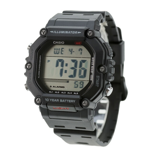 カシオ チープカシオ CASIO クォーツ 電池式 AE-1600H-1AV デジタル 海外モデル メンズ チプカシ 腕時計 ブランド カシオ casio デジタル ブラック 黒 おしゃれ 防水 小さい 軽い かわいい プレゼント 実用的 学生