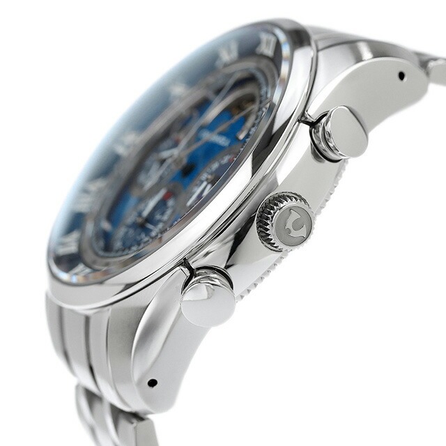 シチズン カンパノラ コンプリケーションコレクション グランドコンプリケーション 紺瑠璃 こんるり クオーツ 腕時計 ブランド メンズ クロノグラフ ムーンフェイズ CITIZEN CAMPANOLA AH4080-61L アナログ ブルー 日本製