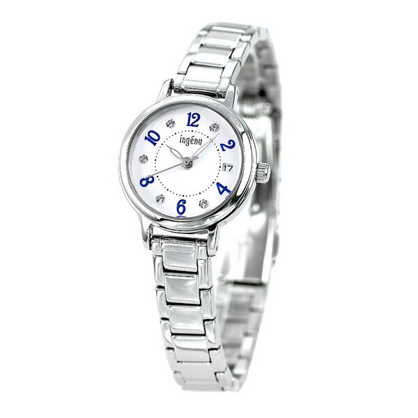 セイコー レディース 腕時計 カレンダー AHJK444 SEIKO ALBA アルバ アンジェーヌ ホワイト 時計 ブランド おしゃれ 防水 軽い 華奢 かわいい プレゼント 女性 実用的