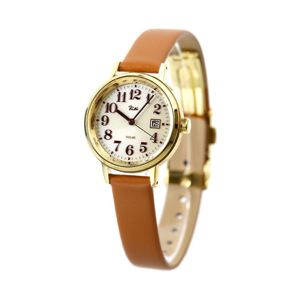 セイコー アルバ リキ スタンダード ソーラー レディース 腕時計 AKQD402 SEIKO ALBA Riki シルバー ブラウン ブランド おしゃれ 防水 軽い 華奢 かわいい プレゼント 女性 実用的