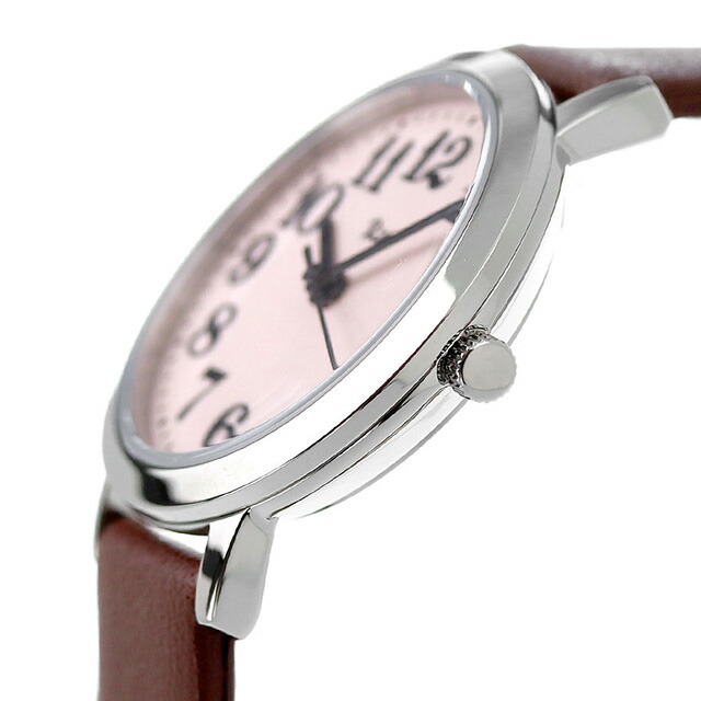 セイコー アルバ リキ クオーツ 腕時計 レディース SEIKO ALBA Riki AKQK409 アナログ ピンク ブラウン ブランド おしゃれ 防水 軽い 華奢 かわいい プレゼント 女性 実用的