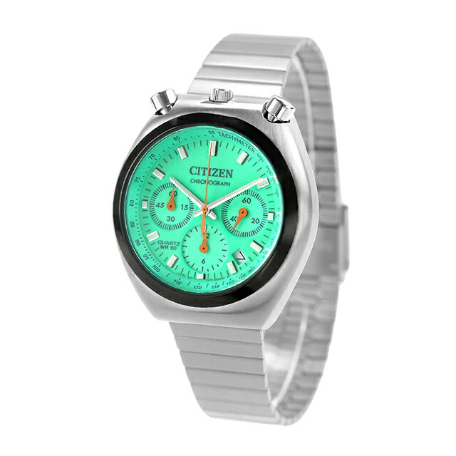 シチズン コレクション レコードレーベル PLAYGROUND Edition 特定店限定モデル TSUNO CHRONO クオーツ 腕時計 ブランド メンズ 流通限定 数量限定 クロノグラフ CITIZEN RECORD LABEL AN3660-73X アナログ グリーン おしゃれ 防水 プレゼント 男性 実用的