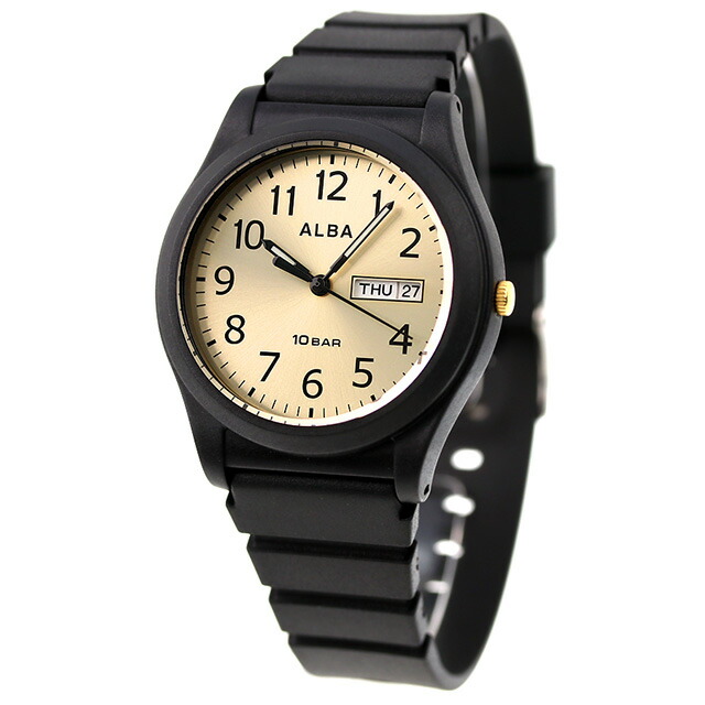 セイコー アルバ スポーツ クオーツ 腕時計 メンズ SEIKO ALBA AQPJ412 アナログ ゴールドブラウン ブラック 黒 ブランド おしゃれ 防水 プレゼント 男性 実用的