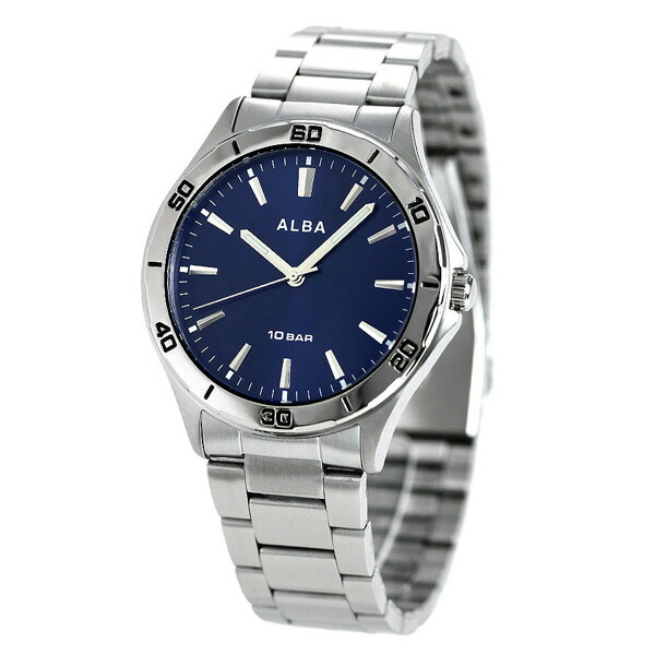 セイコー アルバ メンズ 腕時計 ネイビー クオーツ AQPK411 SEIKO ALBA 時計 ブランド おしゃれ 防水 プレゼント 男性 実用的