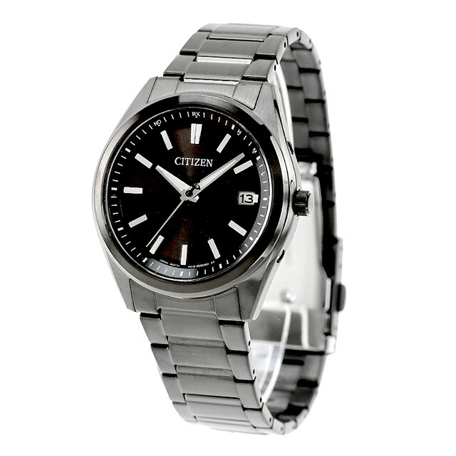 シチズン コレクション 光発電エコドライブ電波 腕時計 ブランド メンズ 電波ソーラー CITIZEN COLLECTION AS1085-61E アナログ ブラック 黒 おしゃれ 防水 プレゼント 男性 実用的