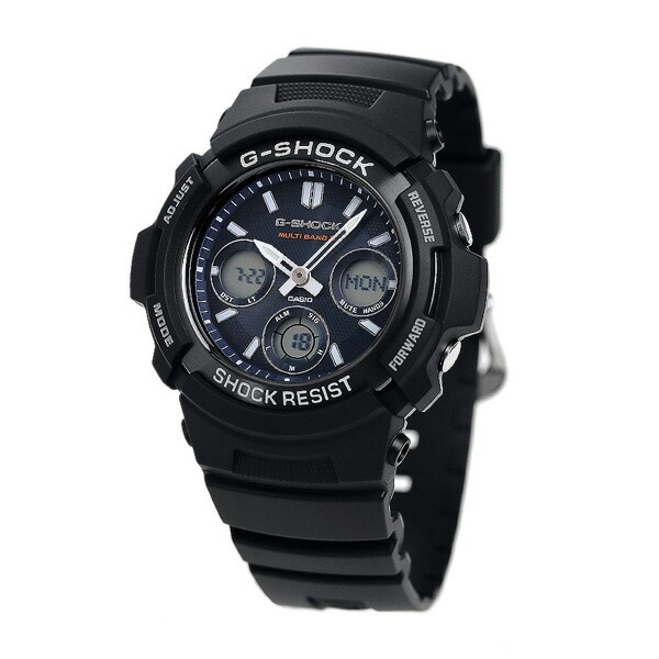 gショック ジーショック G-SHOCK 電波ソーラー AWG-M100SB-2AER ブルー ブラック 黒 CASIO カシオ 腕時計 メンズ ブランド おしゃれ 防水 軽い プレゼント 男性 実用的