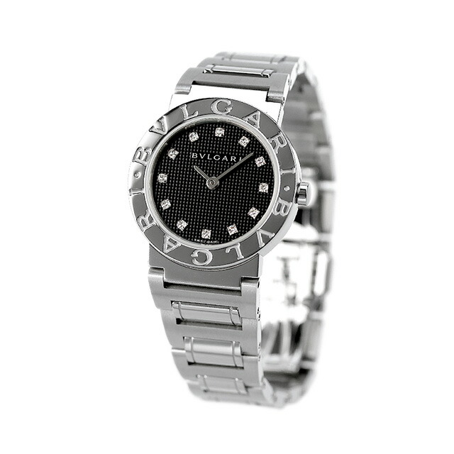 ブルガリ 時計 BVLGARI ブルガリ26mm クオーツ 腕時計 BB26BSS／12 ブラック 高級 ブランド おしゃれ 防水 軽い 華奢 かわいい プレゼント 女性 実用的