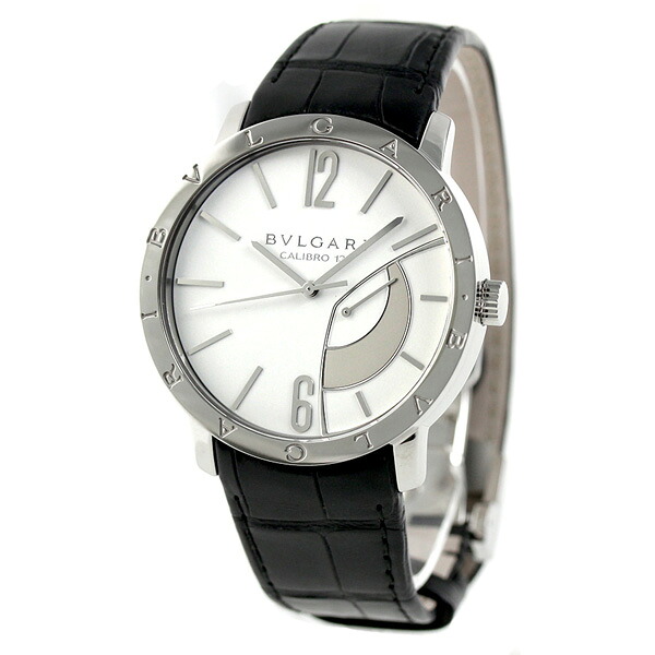 ブルガリ 時計 メンズ BVLGARI ブルガリ43mm 手巻き BB43WSL 腕時計 ホワイト ブラック 高級 ブランド おしゃれ 防水 プレゼント 男性 実用的