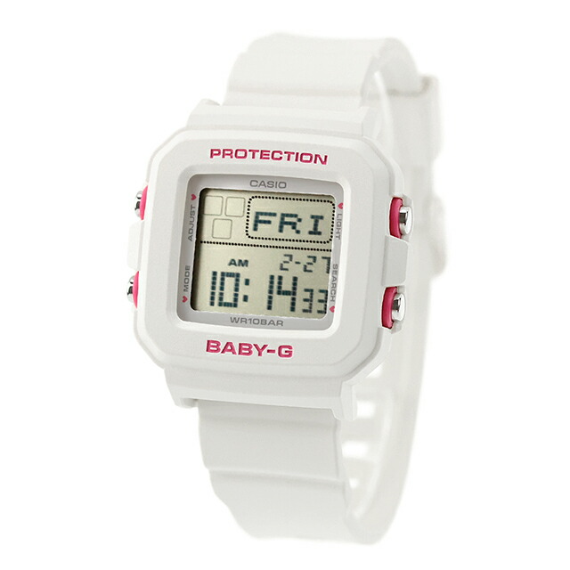 ベビーg ベビージー Baby-G BABY-G＋PLUS クォーツ 電池式 BGD-10KH-7 レディース 腕時計 ブランド カシオ casio デジタル ライトグレー ホワイト 白 おしゃれ 防水 小さい 軽い かっこいい プレゼント 男性 実用的
