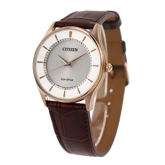 シチズン コレクション エコドライブ BJ6482-04A ソーラー 腕時計 メンズ シルバー ブラウン CITIZEN COLLECTION ブランド おしゃれ 防水 プレゼント 男性 実用的
