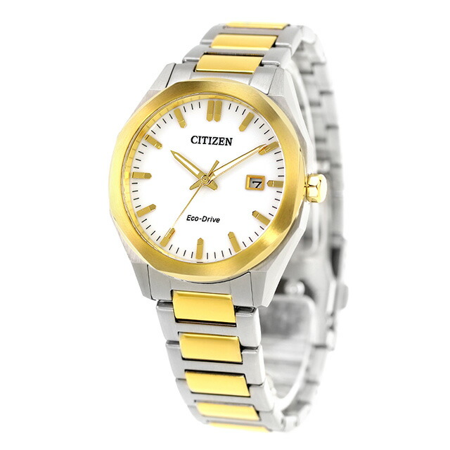 シチズン コレクション 光発電エコ・ドライブ 光発電エコドライブ 腕時計 メンズ ソーラー CITIZEN COLLECTION BM7624-82A アナログ ホワイト イエローゴールド 白 ブランド おしゃれ 防水 プレゼント 男性 実用的