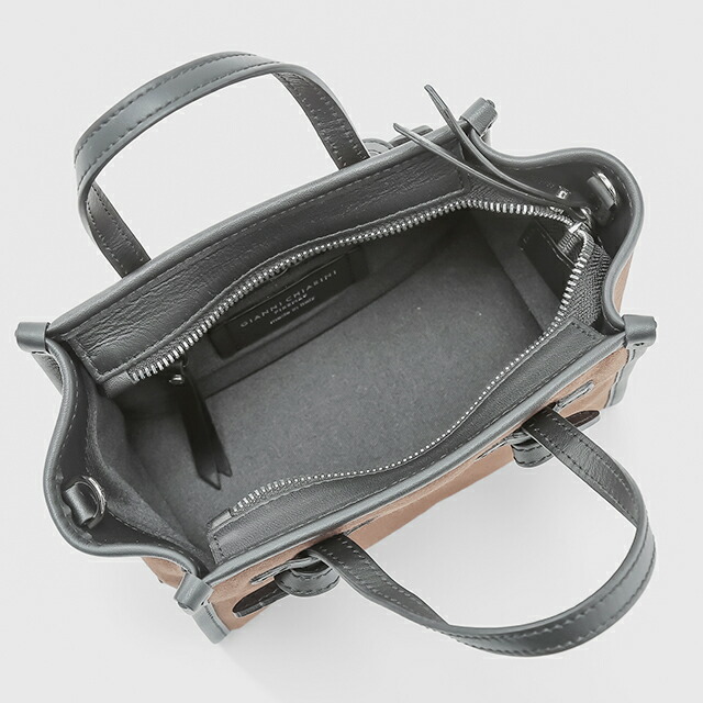 ジャンニキアリーニ ハンドバッグ メンズ ブランド GIANNI CHIARINI ITALY BS 8065 CNV-SE CIOCCOLATO CIOCCOLATO