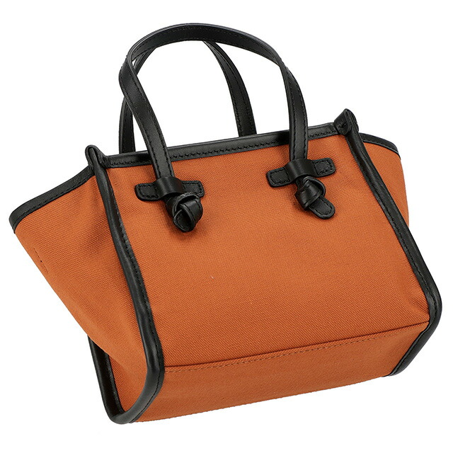 ジャンニキアリーニ ハンドバッグ レディース ブランド GIANNI CHIARINI BS 8065 CNV-SE オレンジ 軽量 小さめ 手提げ 高級 おしゃれ プレゼント 女性 実用的 かわいい