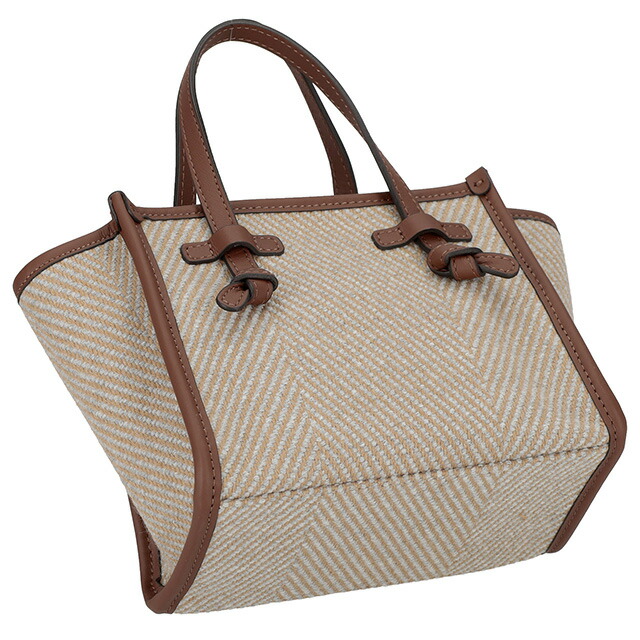 ジャンニキアリーニ ハンドバッグ メンズ レディース ブランド GIANNI CHIARINI BS 8065 SPIGA ブラウン