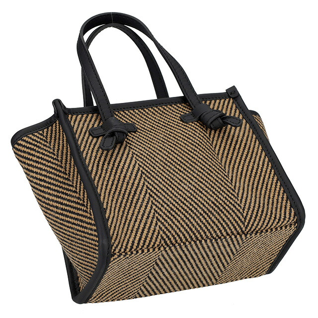 ジャンニキアリーニ ハンドバッグ メンズ レディース ブランド GIANNI CHIARINI BS 8065 SPIGA ブラック