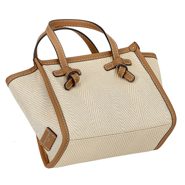 ジャンニキアリーニ ハンドバッグ レディース ブランド GIANNI CHIARINI BS 8065 WNDCHEV ベージュ/ブラウン