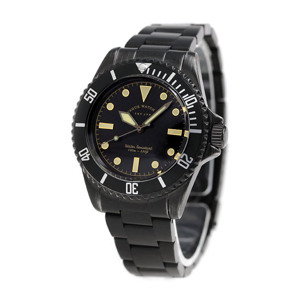 ヴァーグウォッチ ブラック サブ 40mm メンズ 腕時計 BS-L-001-SB VAGUE WATCH Co. 時計 ブランド おしゃれ 防水 プレゼント 男性 実用的