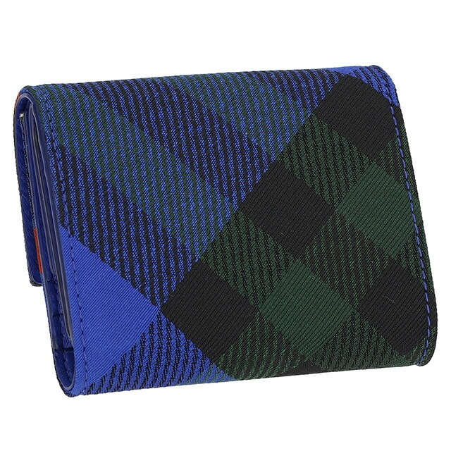 バ－バリ－ 三つ折り財布 メンズ ブランド BURBERRY 8086004 ナイトブルー ウォレット 高級 おしゃれ プレゼント 実用的