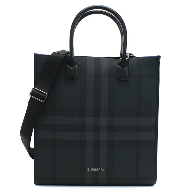 バーバリー トートバッグ ユニセックス ブランド BURBERRY ルーマニア 8062951 CHARCOAL グレー系 バッグ