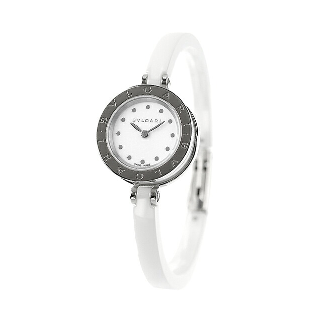 ブルガリ BVLGARI ビーゼロワン 23mm レディース 腕時計 BZ23WSCC.M ホワイト 高級 ブランド おしゃれ 防水 軽い 華奢 かわいい プレゼント 女性 実用的
