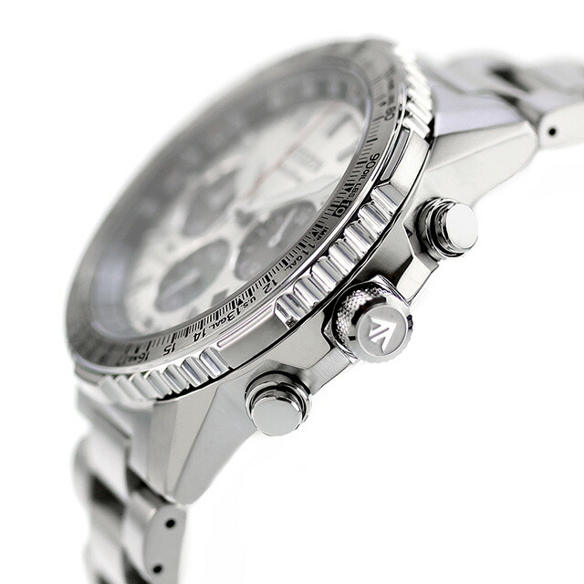 シチズン プロマスター SKYシリーズ 光発電エコドライブ 腕時計 ブランド メンズ クロノグラフ ソーラー CITIZEN PROMASTER CA4660-61A アナログ シルバー おしゃれ 防水 文字盤 プレゼント 男性 実用的