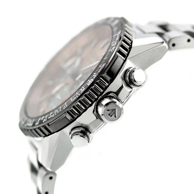 シチズン プロマスター SKYシリーズ 光発電エコドライブ 腕時計 ブランド メンズ クロノグラフ ソーラー CITIZEN PROMASTER CA4664-60X アナログ サーモン おしゃれ 防水 文字盤 プレゼント 男性 実用的