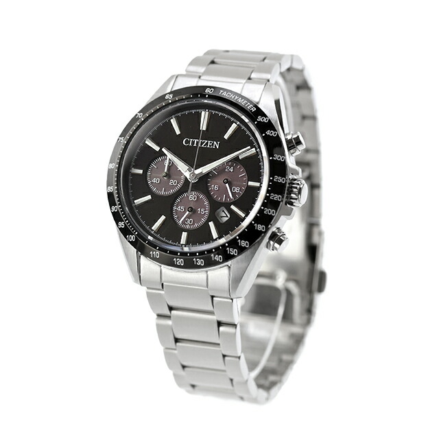 シチズン コレクション エコドライブ 腕時計 ブランド メンズ クロノグラフ ソーラー CITIZEN COLLECTION CA4764-57E アナログ ブラック 黒 おしゃれ 防水 プレゼント 男性 実用的