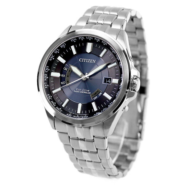 シチズン コレクション エコ・ドライブ ソーラー 電波時計 ブラック シルバー CITIZEN CB0011-69L 腕時計 ソーラー電波腕時計 ソーラー電波時計 時計 ブランド おしゃれ 防水 プレゼント 男性 実用的
