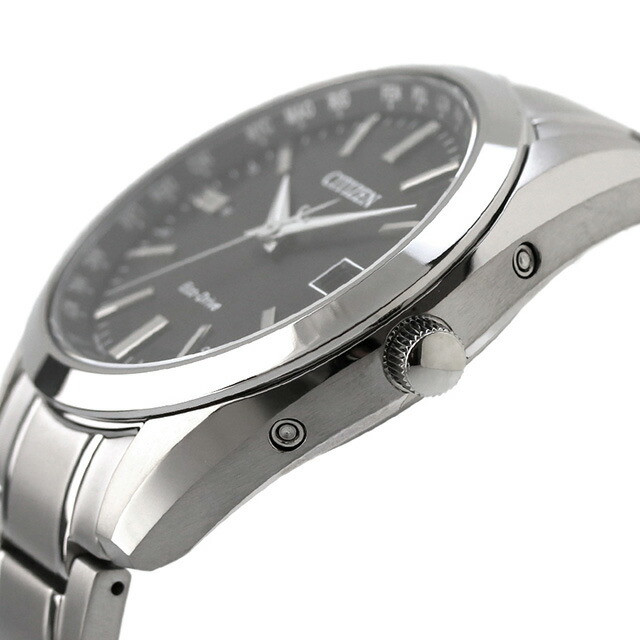 シチズン コレクション ダイレクトフライト 光発電エコドライブ電波 腕時計 ブランド メンズ チタン 電波ソーラー CITIZEN COLLECTION CB0261-53E アナログ ブラック 黒 おしゃれ 防水 プレゼント 男性 実用的