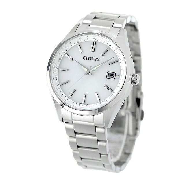 シチズン コレクション エコ・ドライブ電波 腕時計 ブランド メンズ 電波ソーラー CITIZEN COLLECTION CB0300-53A アナログ シルバー 日本製 おしゃれ 防水 プレゼント 男性 実用的