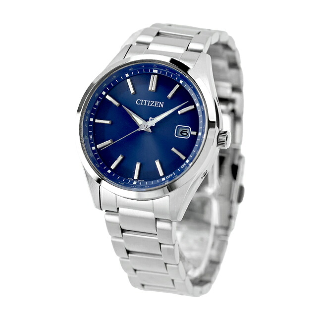 シチズン コレクション エコ・ドライブ電波 腕時計 ブランド メンズ 電波ソーラー CITIZEN COLLECTION CB0300-53L アナログ ブルー 日本製 おしゃれ 防水 プレゼント 男性 実用的