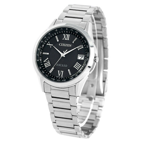 シチズン エクシード エコドライブ電波 CB1110-61E 腕時計 ソーラー電波腕時計 ソーラー電波時計 メンズ ブラック CITIZEN EXCEED 高級 ブランド おしゃれ 防水 プレゼント 男性 実用的