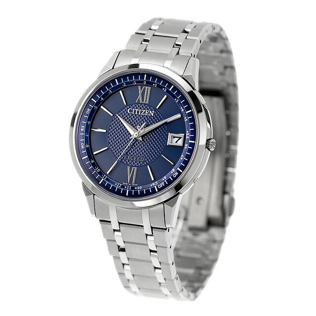 シチズン エクシード 世界最薄 光発電エコ・ドライブ電波時計 ダイレクトフライト 薄型 光発電エコドライブ電波 腕時計 ブランド メンズ チタン 電波ソーラー CITIZEN EXCEED CB1140-61L アナログ ネイビー 日本製