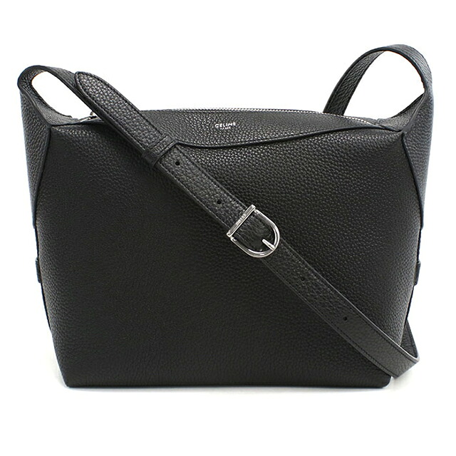 セリーヌ ショルダーバッグ メンズ ブランド CELINE レザー 12233 ブラック 斜めがけ ブランド 高級 おしゃれ プレゼント 男性 実用的 かっこいい