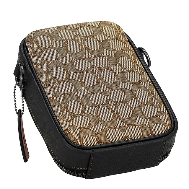 コーチ ショルダーバッグ メッセンジャーバッグ メンズ アウトレット ブランド COACH CH097 QBV1R カーキ/ブラックマルチ ブラウン 斜めがけ 高級 おしゃれ プレゼント 男性 実用的 かっこいい