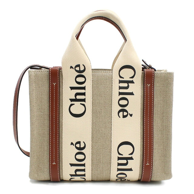 クロエ トートバッグ レディース CHLOE イタリア CHC22AS397I26 WHITE-BROWN 1 ベージュ系 ブラウン系 バッグ 軽量 手提げ ブランド 高級 おしゃれ プレゼント 女性 実用的 かわいい