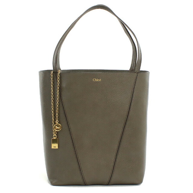 クロエ トートバッグ レディース ブランド CHLOE レザー CHC25SS811N84 グレー バッグ 軽量 手提げ 高級 おしゃれ プレゼント 女性 実用的 かわいい