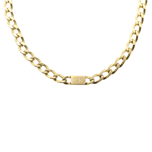 カルバンクライン ネックレス ペンダント メンズ CALVIN KLEIN アウトルック OUTLOOK 35000252 ゴールド アクセサリー ジュエリー ブランド 高級 おしゃれ プレゼント 男性 実用的 かっこいい
