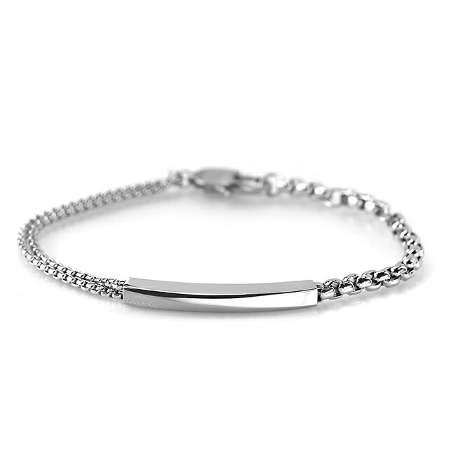 カルバンクライン ブレスレット メンズ ブランド Calvin Klein アイコニック ICONIC ID 35100058 シルバー アクセサリー 腕輪 ジュエリー ブランド 高級 おしゃれ プレゼント 男性 実用的 かっこいい