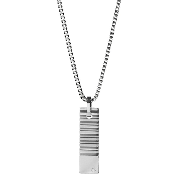カルバンクライン ネックレス ペンダント メンズ CALVIN KLEIN パラレル PARALLEL プレート 35100085 シルバー アクセサリー ジュエリー ブランド 高級 おしゃれ プレゼント 男性 実用的 かっこいい