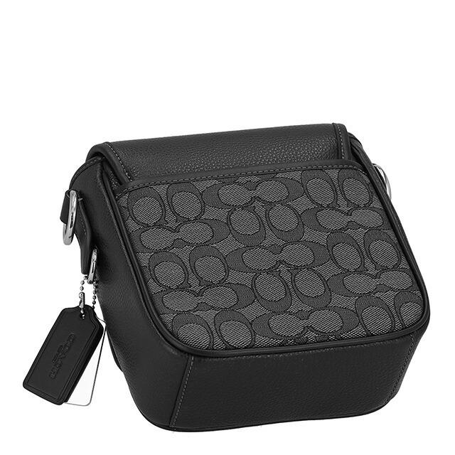 コーチ ショルダーバッグ メッセンジャーバッグ メンズ アウトレット ブランド COACH CO915 SVO1U チャコール/ブラック 斜めがけ 高級 おしゃれ プレゼント 男性 実用的 かっこいい