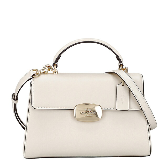 コーチ ハンドバッグ 2way ショルダーバッグ 斜めがけ レディース アウトレット ブランド COACH CP006 IMCHK チョーク ホワイト 軽量 小さめ 手提げ 高級 おしゃれ プレゼント 女性 実用的 かわいい